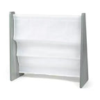 Étagère à Livres pour Enfants 4 Niveaux Gris Petit Meuble de Rangement en MDF, Anti-Basculement, Étagères Ouvertes