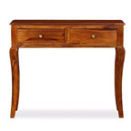 vidaXL Console Table Acacia Wood Natural Solid Acacia Wood Medium - Brown