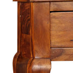 Console Table en Bois d'Acacia Naturel Massif - Marron Moyen