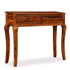 Console Table en Bois d'Acacia Naturel Massif - Marron Moyen