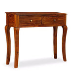 Console Table en Bois d'Acacia Naturel Massif - Marron Moyen