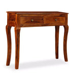 Console Table en Bois d'Acacia Naturel Massif - Marron Moyen