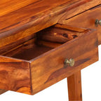 Console Table en Bois d'Acacia Naturel Massif - Marron Moyen