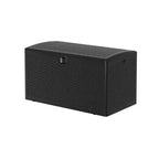 Coffre de rangement extérieur en PEHD de 375 L avec sangles, étanche pour outils de jardin, idéal pour terrasse, pelouse, piscine et garage.