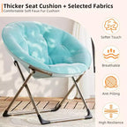 Fauteuil papillon portable et confortable, en fausse fourrure douce, grand format, aucun assemblage requis, pour chambre à coucher, salon, dortoir, pour enfants, adolescents et adultes