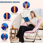 Fauteuil papillon portable et confortable, en fausse fourrure douce, grand format, aucun assemblage requis, pour chambre à coucher, salon, dortoir, pour enfants, adolescents et adultes