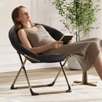 Fauteuil papillon portable et confortable, en fausse fourrure douce, grand format, aucun assemblage requis, pour chambre à coucher, salon, dortoir, pour enfants, adolescents et adultes