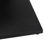 Tabouret en bois avec coussin – Noir/Blanc