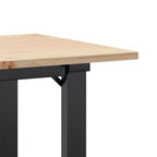 Table basse O-Frame en pin massif et acier