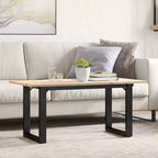 Table basse O-Frame en pin massif et acier