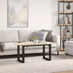 Table basse O-Frame en pin massif et acier