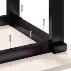 Table basse O-Frame en pin massif et acier