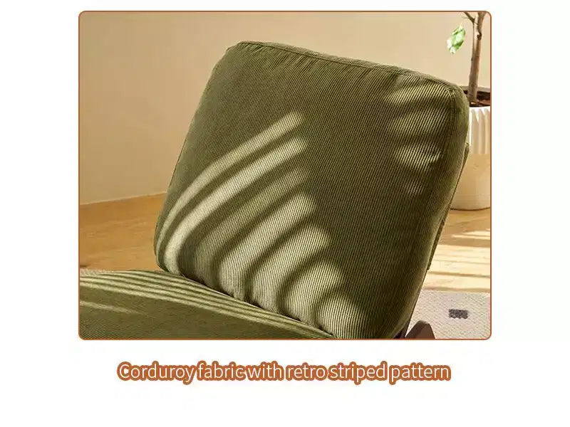 Solid Wood Retro Rocking Accent Chair for Nursery & Living Room - Smooth Gliding Motion
