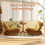 Fauteuil à bascule rétro en bois massif pour chambre de bébé et salon - Mouvement de glisse doux