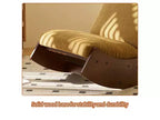 Fauteuil à bascule rétro en bois massif pour chambre de bébé et salon - Mouvement de glisse doux