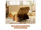 Fauteuil à bascule rétro en bois massif pour chambre de bébé et salon - Mouvement de glisse doux