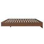 Lit plateforme Noyer