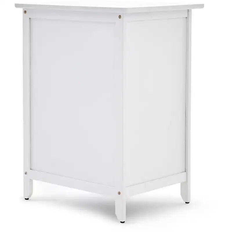 Side Table with Single Drawer and Storage Cabinet