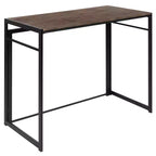 Flash Furniture Rustic Home Office Folding Computer Desk - 40