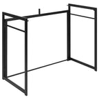 Bureau informatique pliant rustique - 100 cm