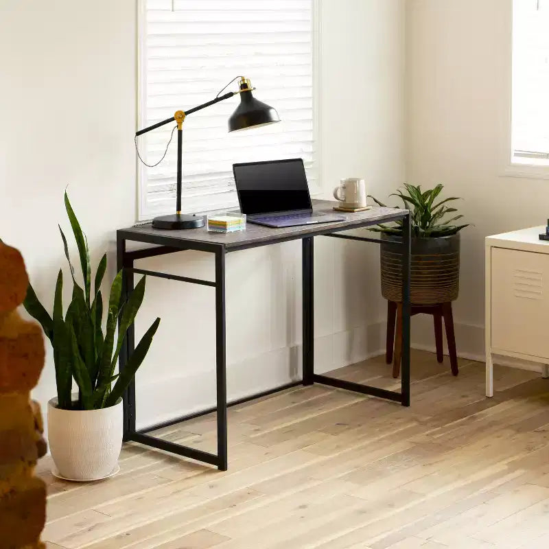 Rustic Home Office Folding Computer Desk - 40"