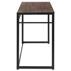 Bureau informatique pliant rustique - 100 cm