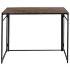 Bureau informatique pliant rustique - 100 cm