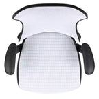 Fauteuil de bureau ergonomique pivotant en maille avec dossier haut, accoudoirs réglables