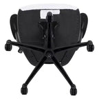 Fauteuil de bureau ergonomique pivotant en maille avec dossier haut, accoudoirs réglables