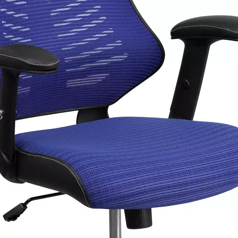 Flash Furniture High Back Designer Mesh Executive Swivel Ergonomic Office Chair with Adjustable Arms