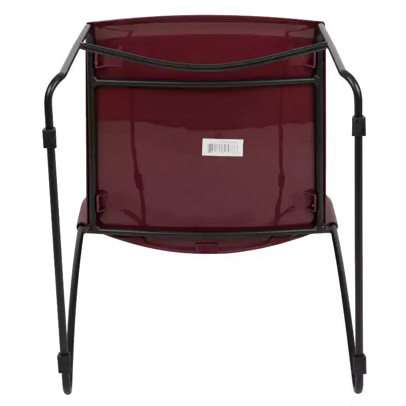 Flash Furniture HERCULES Series 661 lb. Capacity Stack Chair with Air-Vent Back and Powder Coated Sled Base