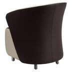 Fauteuil lounge à dossier incurvé