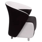 Fauteuil lounge à dossier incurvé