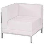 Flash Furniture HERCULES Imagination Series Contemporary Modular Left Corner Chair with Quilted Tufted Seat and Encasing Frame