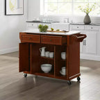 Desserte de cuisine grand format avec plateau en granit - Crosley