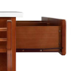 Desserte de cuisine grand format avec plateau en granit - Crosley