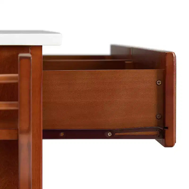 Full Size Granite Top Kitchen Cart - Crosley
