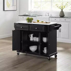 Desserte de cuisine grand format avec plateau en granit - Crosley