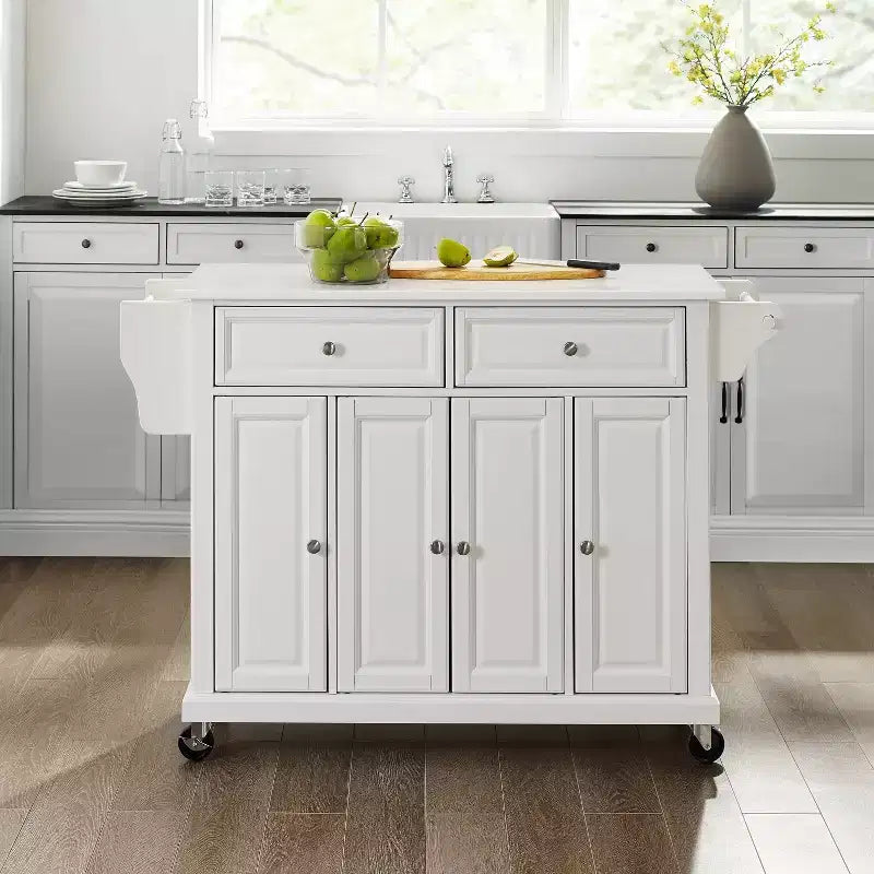 Full Size Granite Top Kitchen Cart - Crosley