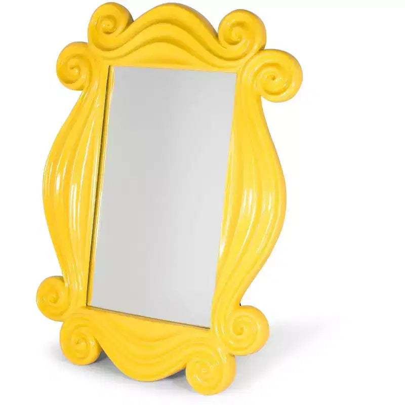 Ukonic Friends TV Show Yellow Peephole Frame Door Mirror Replica | 15 x 11 Inches