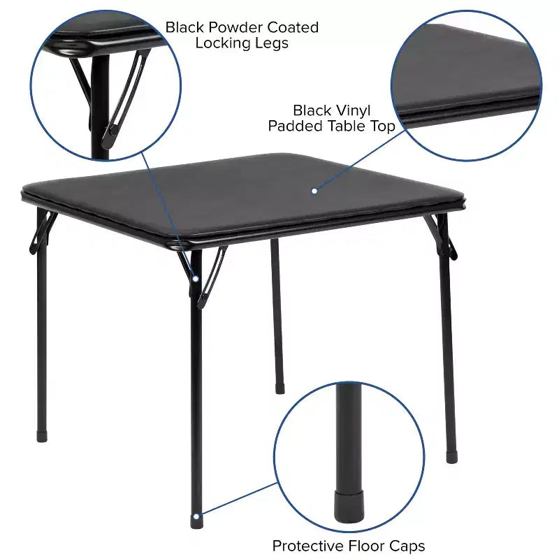 Emma and Oliver Kids Folding Game and Activity Table - Toddler Table for Daycare Center