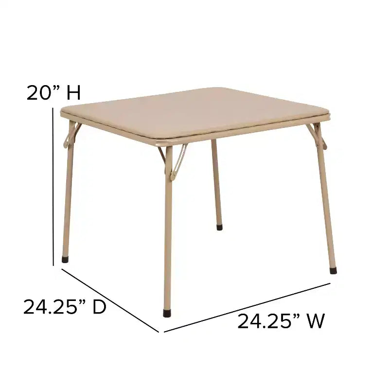 Emma and Oliver Kids Folding Game and Activity Table - Toddler Table for Daycare Center