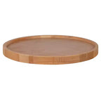 Plateau de table rond style billot de boucher - Plateau de table de restaurant