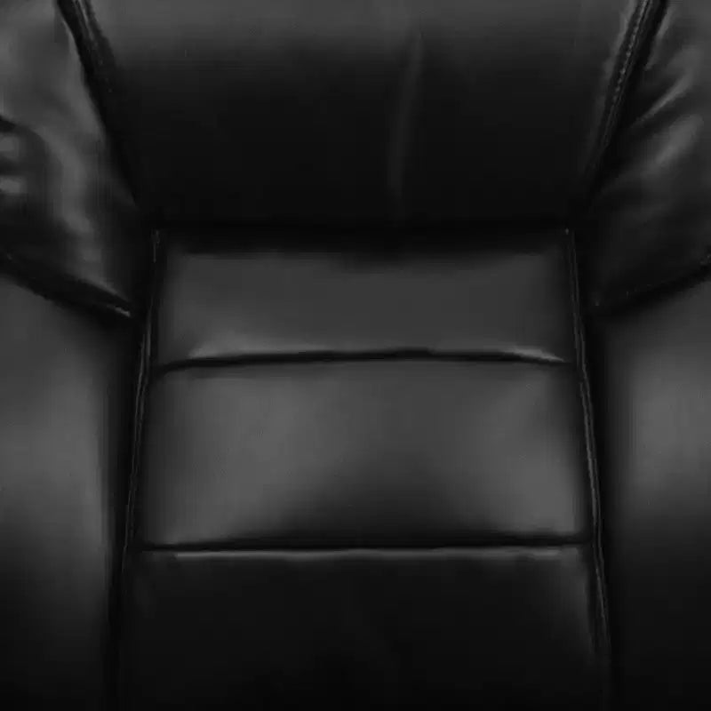Emma and Oliver Executive Side Reception Chair with Lumbar Support and Sled Base