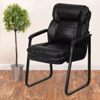 Fauteuil de réception exécutif avec support lombaire et piètement luge