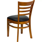 Chaise de salle à manger en bois à barreaux Emma et Oliver