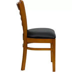 Chaise de salle à manger en bois à barreaux Emma et Oliver