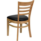 Chaise de salle à manger en bois à barreaux Emma et Oliver