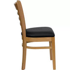 Chaise de salle à manger en bois à barreaux Emma et Oliver