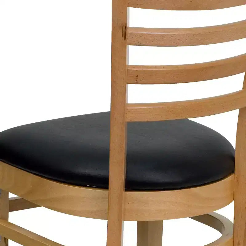 Emma and Oliver Ladder Back Wooden Restaurant Dining Chair